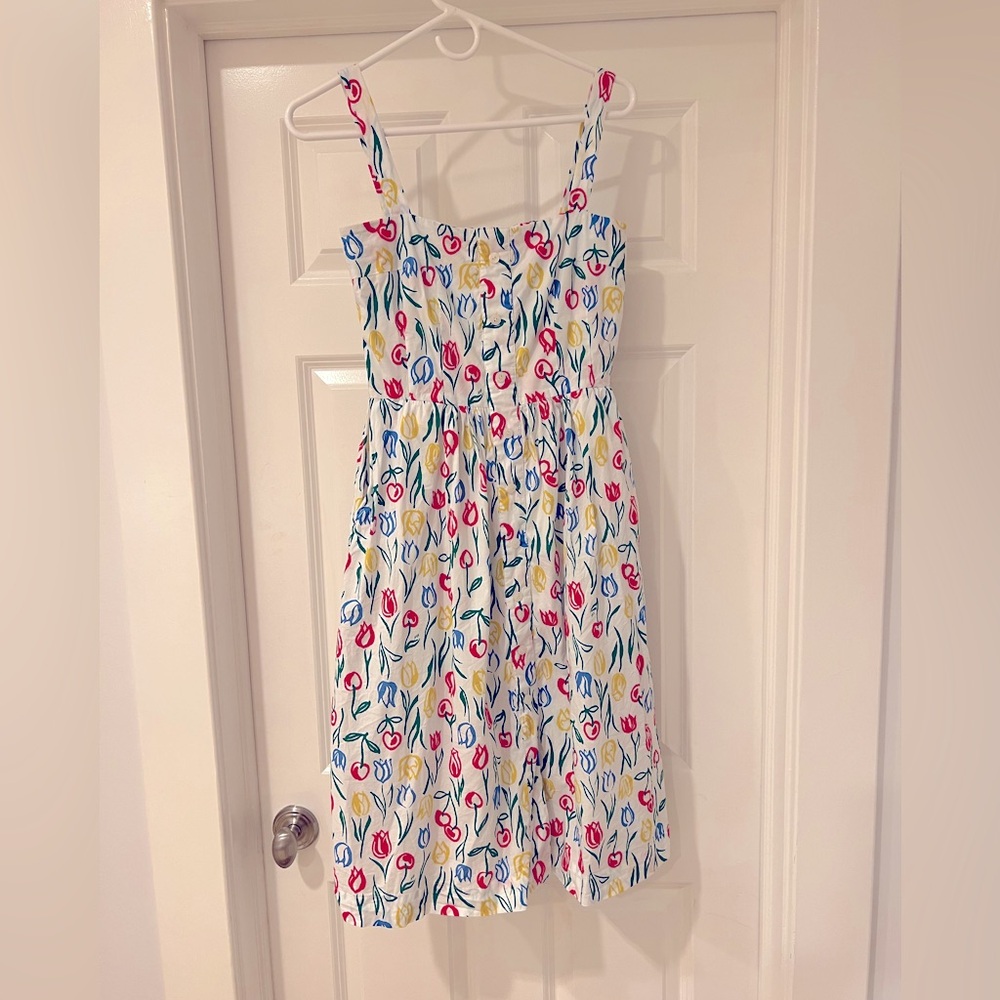 HVN tulip print sundress. Size 2. Worn once.